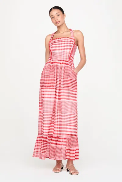 Marie Oliver Paula Dress In Cherry Check