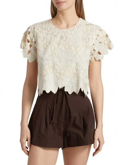 Marie Oliver Pelumi Top In Crystal In Multi