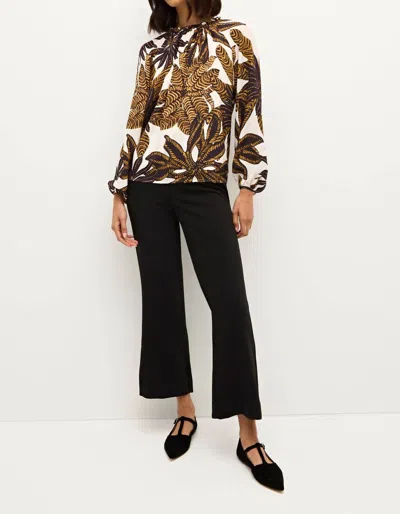 Marie Oliver Piper Blouse In Agave In Grey