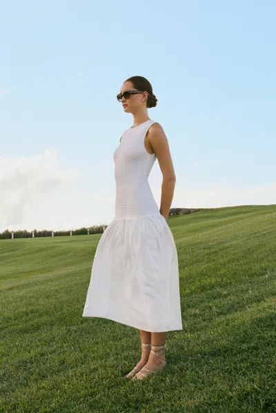 Marie Oliver Porter Dress In Oyster