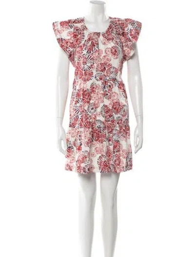 Pre-owned Marie Oliver Printed Mini Dress In Multi