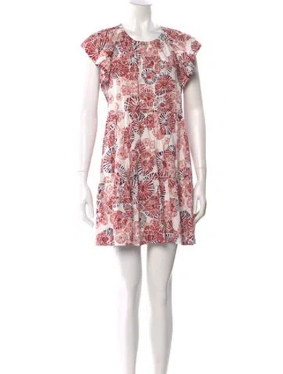 Pre-owned Marie Oliver Printed Mini Dress In Multi