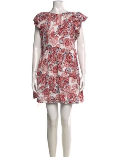 Pre-owned Marie Oliver Printed Mini Dress In Multi