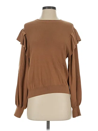 Pre-owned Marie Oliver Pullover Sweater In Brown