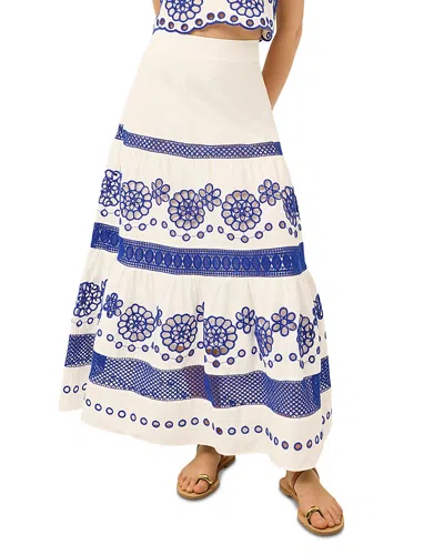 Marie Oliver Quelle Skirt In Blue
