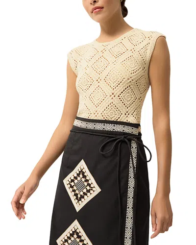 Marie Oliver Rainey Top In Neutral