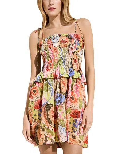 Marie Oliver Raquelle Smocked Dress In Bellini