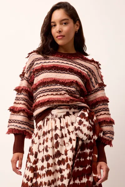 Marie Oliver Renata Sweater In Brown