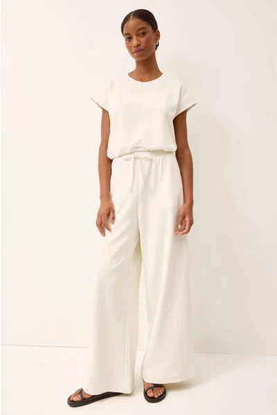 Marie Oliver Rhea Wide Leg Pant In Blanc In White