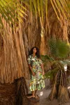 Marie Oliver Rita Wrap Dress In Eden