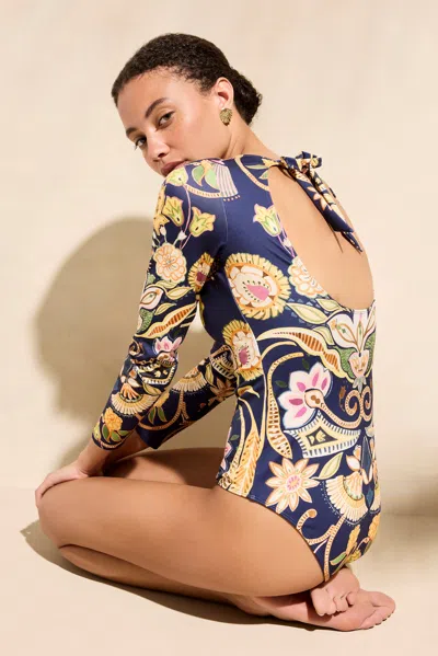 Marie Oliver Robin Rashguard In Blue