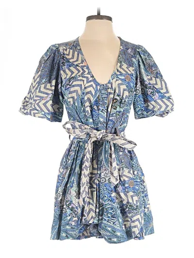 Pre-owned Marie Oliver Romper In Blue