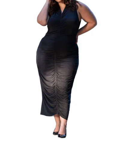 Marie Oliver Roxie Dress - Plus Size In Black