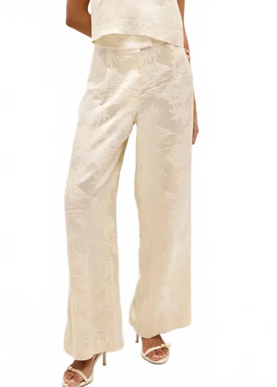 Marie Oliver Rudy Silk Pants In Turtledove In Neutral