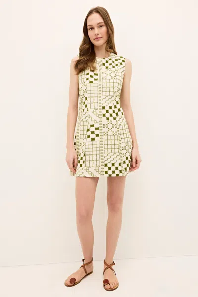 Marie Oliver Sabrina Dress In Checkmate