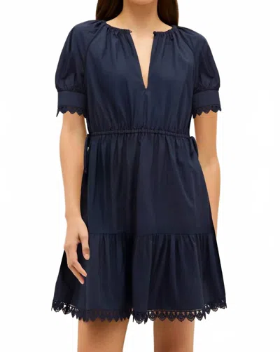 Marie Oliver Sallie Mini Dress In Naval In Blue