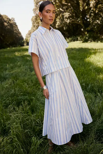Marie Oliver Sasha Skirt In Blue