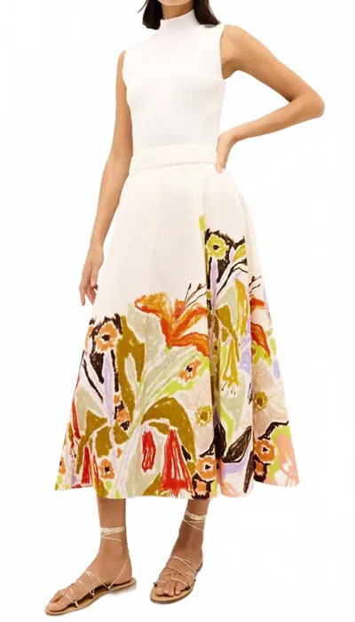 Marie Oliver Sasha Skirt In Bouquet In Multi