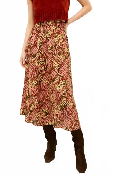Marie Oliver Sasha Skirt In Lynx In Multi