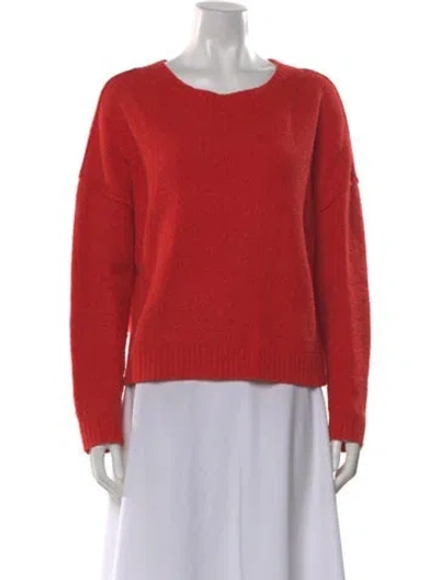Pre-owned Marie Oliver Scoop Neck Sweater In Orange