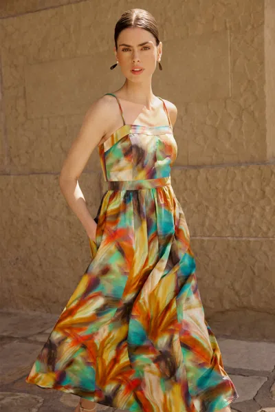 Marie Oliver Selene Dress In Multi