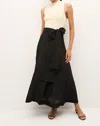 Marie Oliver Estine Wrap Skirt In Black