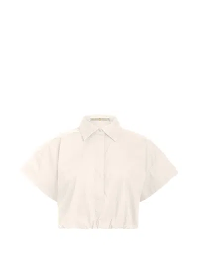 Marie Oliver Sierra Crop Cotton Top In Pink