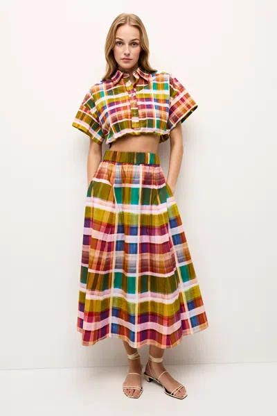 Marie Oliver Sierra Top In Madras Mini