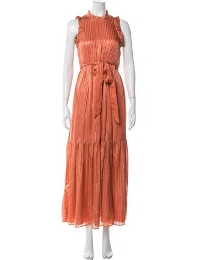 Pre-owned Marie Oliver Silk Long Dress