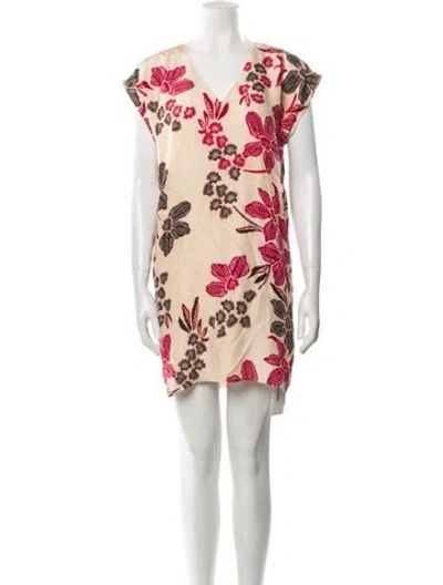 Pre-owned Marie Oliver Silk Mini Dress W/ Tags In White