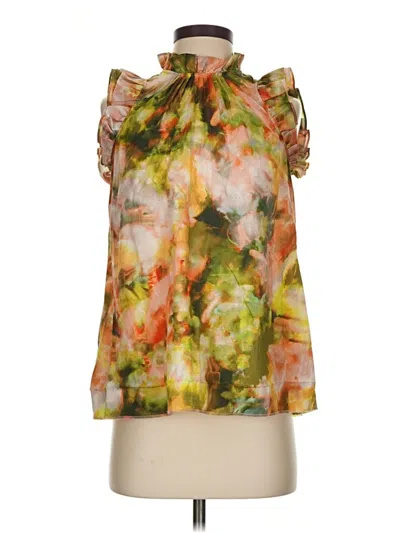 Pre-owned Marie Oliver Sleeveless Blouse In Green