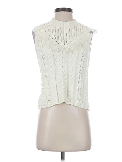 Pre-owned Marie Oliver Sleeveless Blouse In Ivory