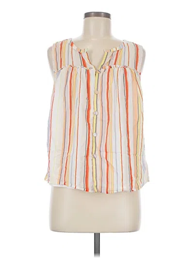 Pre-owned Marie Oliver Sleeveless Blouse In Ivory