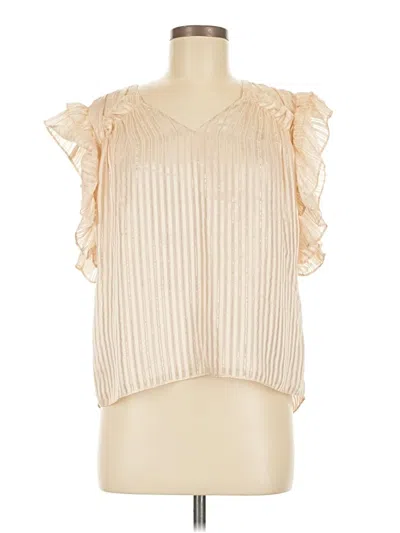 Pre-owned Marie Oliver Sleeveless T-shirt In Ivory