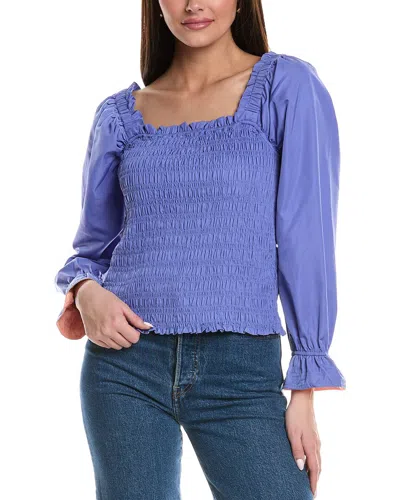 Marie Oliver Sonya Top In Lapis In Blue