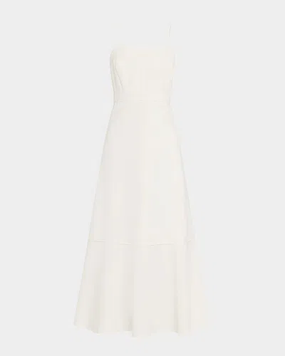 MARIE OLIVER SUKI SLEEVELESS FLOUNCE MIDI DRESS
