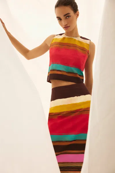 Marie Oliver Sutton Skirt In Multi