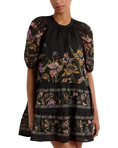 Marie Oliver Sylvie A Line Mini Dress In Black