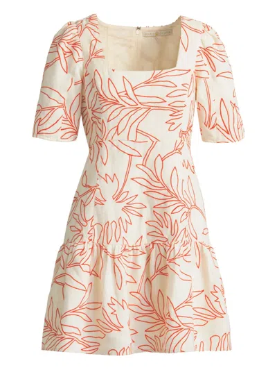 MARIE OLIVER TEMMA FLORAL-PRINT MINI DRESS