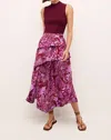Marie Oliver Tilda Midi Skirt In Primrose In Pink