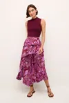 Marie Oliver Tilda Midi Skirt In Primrose In Pink