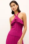 Marie Oliver Tricia Top In Red