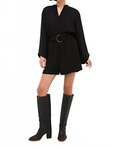 MARIE OLIVER TRINA ROMPER IN BLACK