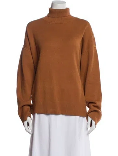 Pre-owned Marie Oliver Turtleneck Sweater In Brown