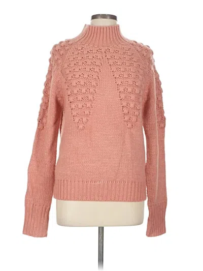 Pre-owned Marie Oliver Turtleneck Sweater In Pink