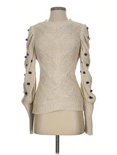 Pre-owned Marie Oliver Turtleneck Sweater In Tan