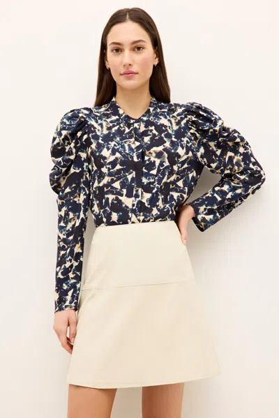 Marie Oliver Tysen Blouse In Blue