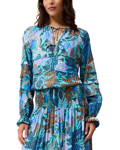 Marie Oliver Umi Blouse In Blue