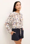Marie Oliver Umi Printed Blouse In Crossvine