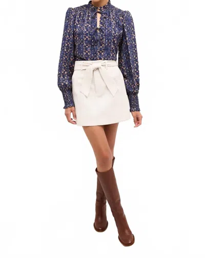 Marie Oliver Vallie Skirt In Cloud In Blue